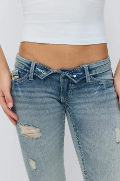 14+ delulu flare jeans