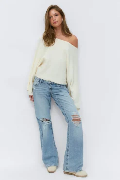 14+ for real low loose jeans
