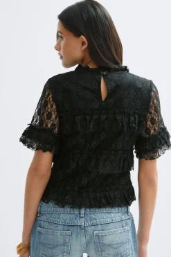 14+ frill lace top