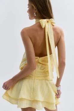 14+ halterneck dress
