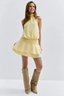 14+ halterneck dress