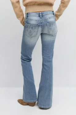 14+ hip hug flare jeans