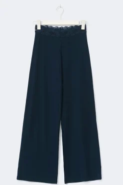 14+ lace detail trousers