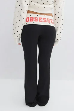 14+ low waist fold trousers