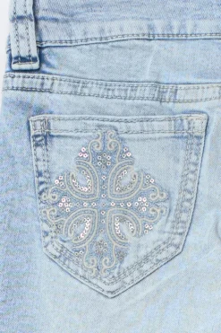 14+ the cross low flare jeans