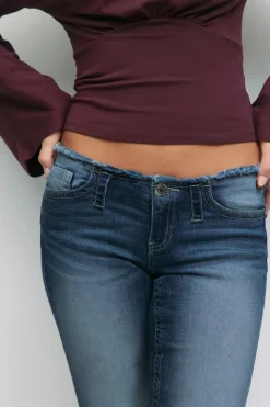 14+ x-tra low cut off jeans
