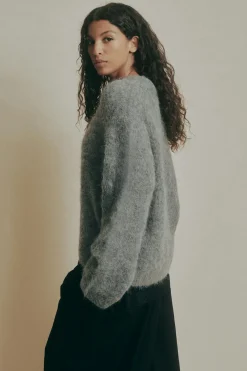 Alpaca blend knitted sweater
