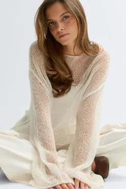 Alpaca blend knitted sweater