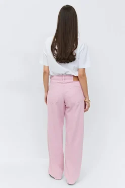 Baggy-crush jeans