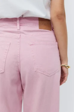Baggy-crush jeans