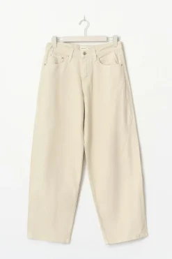 Baggy-crush jeans