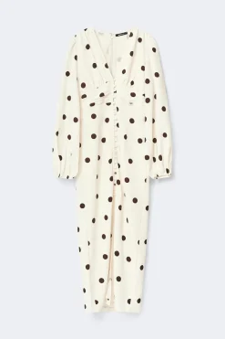 Balloon sleeve dress