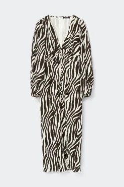 Balloon sleeve dress