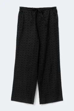 Broderie anglaise trousers