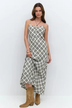 Checked dress