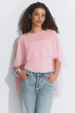 Chiffon cape top