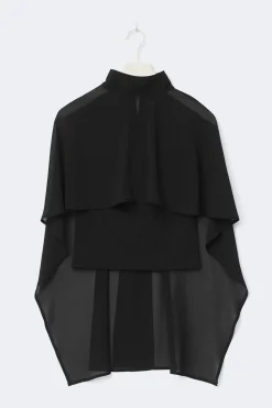 Chiffon cape top