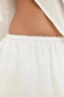Chiffon loungewear shorts