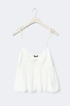 Chiffon loungewear singlet