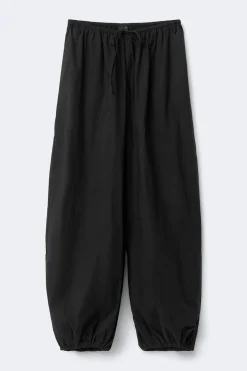 Cotton balloon trousers