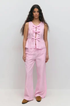 Cotton poplin trousers