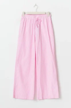Cotton poplin trousers
