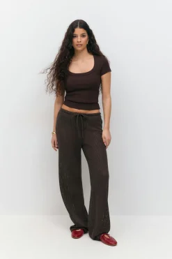 Crochet trousers