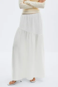 Dropped waist skirt