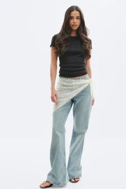 Embroidery hip scarf