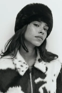 Faux fur headband