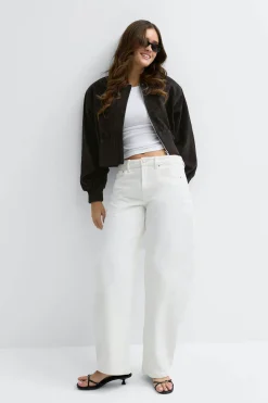 Faux suede short jacket
