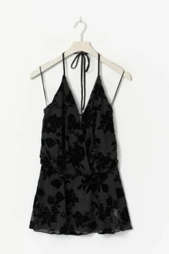 Floral halterneck top
