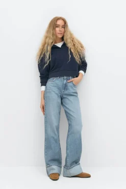 Fold up jeans