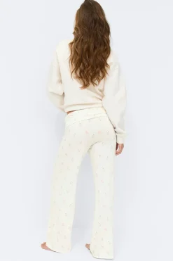 Folded loungewear trousers