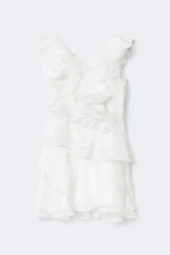 Frill mini dress