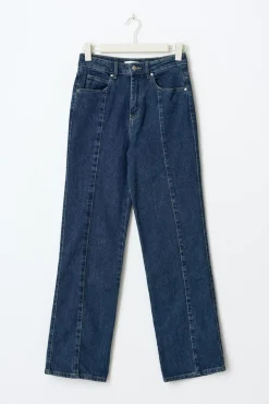 Front seam jeans