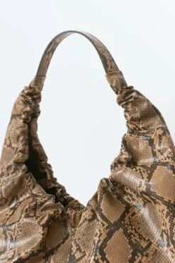 Gathered tote bag