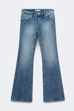 Glow rise flare petite jeans
