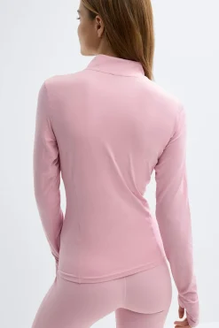 Half zip yoga top