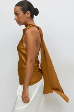 Halterneck blouse