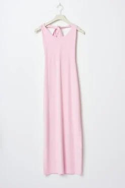Halterneck midaxi dress