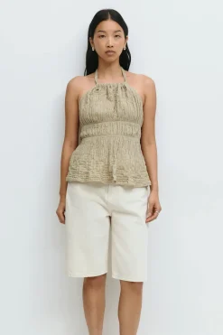Halterneck tie top