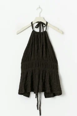 Halterneck tie top