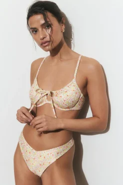 High bikini thong