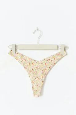 High bikini thong
