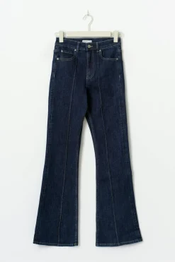 High bootcut jeans