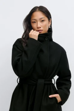 High neck short jacket