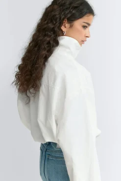 High neck sporty jacket