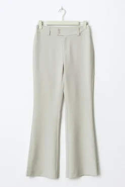 High waist flare trousers