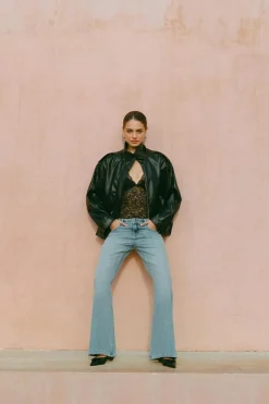 Icon loose bootcut jeans